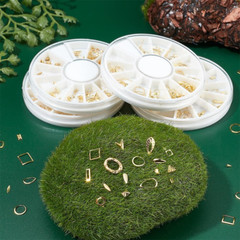 4 Boxes Star Moon Sun Snowflake Resin Filler Charms Brass Epoxy Resin Supplies C