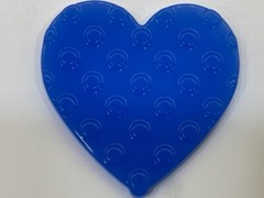 4 Large Silicone Heart Inlays For Resin