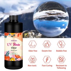 UV Resin 500g Crystal Clear Hard Glue Ultraviolet Curing Epoxy For DIY Handmade