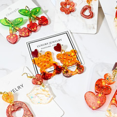 104Pcs Resin Molds Set for Women, Cute Designs with Accessories, Silicone Jew…