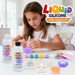 Taba Squishy Kit – 18oz Transparent Liquid small to medium,