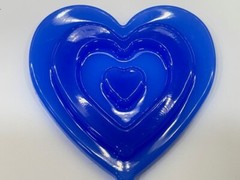 4 Large Silicone Heart Inlays For Resin