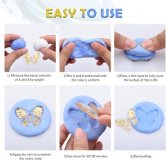 Silicone Putty – 2.5 Lb Flexible Silicone Mold Making Kit for Reusable Silicone
