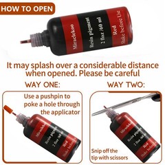 Red Epoxy Resin Color Dye Colorant Liquid