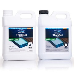 Thickset Deep Pour Epoxy Resin Kit – Gallon Crystal Clear Formula for 1/2″ – …