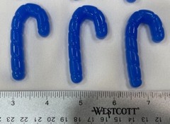 6 Candy Cane Silicone Inlays For Resin