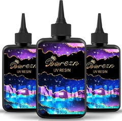 NEW 300G Clear UV Resin Hard High Gloss UV Cure Epoxy Resin Crystal Kit Premi