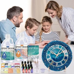 1 Gallon Crystal Clear Epoxy Resin Kit – Self-Leveling Deep Pour Casting