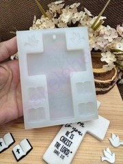 Bible verses LUKE 2:11 MATTHEW 12/21 cross handmade silicone mold for crafts