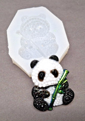Handmade Panda diamond pendant O-mold-MOLD ONLY-