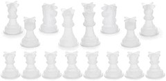 1 Set Chess Mold for Resin Silicone Chess Resin Mold Chess Crystal Epoxy Cast…