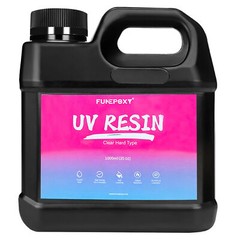 32oz Clear UV Resin 1000g For DIY Crafts Fast Cure (Pre-mixed Epoxy Resin Kit)