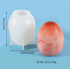 1Set 3D Dragon Egg Silicone Resin Mold DIY Craft Mould Home Decor – NEW