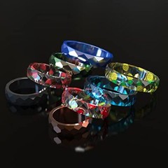 Resin Ring Mold Silicone Molds for Epoxy Resin Resin Molds with 14 Different Siz
