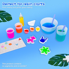 Silicone Resin Mixing Measuring Cups for Resin Supplies, 600ml/20oz Bowl, 250 &