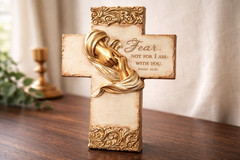 Handmade Cross Isaiah 41:10 Mold For Resin