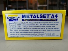 Metalset A4 Aviation Grade Epoxy Adhesive by Smooth-On 6 oz Kit