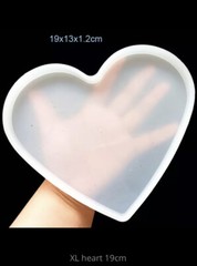 Heart Resin Silicone Molds Set Large Medium Small, Shiny Resin Silicone Molds
