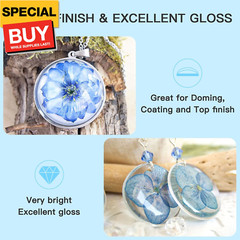 UV Resin, Upgrade 300g High Viscosity Hard UV Resin with Crystal Clear Resins Ki