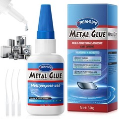Super Glue for Metal Repair, 30g Adhesive Glue for Stainless Steel Repair, Super