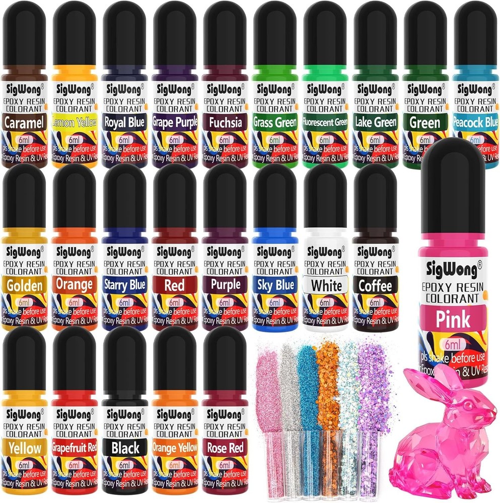 12 Colors Epoxy Resin Color Dye Colorant Pigment 10Ml Select color(Free Shiping)