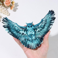 3D Crystal Owl Silicone Mold Winged Owl Resin Mold for Epoxy/Uv Resin Casting, D