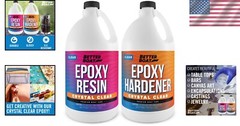 Water Resistant 1 Gallon Epoxy Resin Kit – Ideal for DIY Tumblers & Jewelry