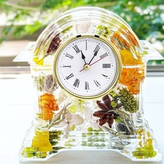SHOSKY 6pcs Clock Parts for Resin Mold,Clock Pieces Multicolor