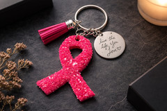Handmade Crystal Awareness Ribbon Mold For Resin