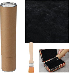 Geyee Flocking Powder Kit Include 16 Oz Black Flocking Fibers Mini Flocker Brush