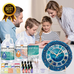 1 Gallon Clear Epoxy Resin Kit Self Leveling High Gloss Casting Deep Pour Crafts