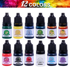 Epoxy Resin Color Pigment 24 Vivid Colors Liquid Epoxy Pigment Highly Concentrat