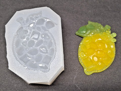 Handmade LEMON diamond pendant P-mold-MOLD ONLY-
