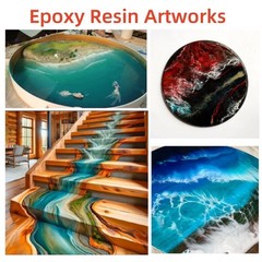 Deep Pour 2:1 Epoxy Resin Kit – 750g/24oz 1.5kg/48oz 3kg/96oz 12kg/3 Gallons