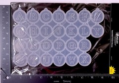 Alphabet Letter Pendant Silicone Mold for Resin/Jewelry/Casting/Epoxy USA Seller