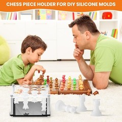 Tag It Chess Piece Holder, Metal Holder for Chess Molds for DIY Silicone Mold…