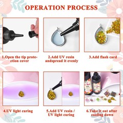 UV Resin 500g Crystal Clear Hard Glue Ultraviolet Curing Epoxy For DIY Handmade