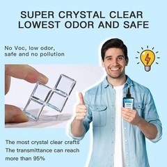 300g High Viscosity UV Resin – Crystal Clear, Bubble-Free & Eco-Friendly