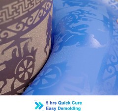 1:1 Silicone Mold Making Kit – Quick Cure 5 Hours, Ideal for Resin
