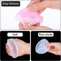 5″ Cross Silicone Mold with Base for Epoxy Resin DIY Concrete Clay Crafts