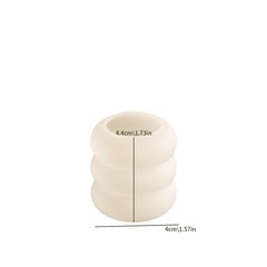 Silicone Candle Resin Molds 3Pk Round Cylinder Wave Spiral Casting Set