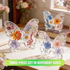 Butterfly Resin Molds Silicone Candle Molds Flexible White Epoxy Craft Set