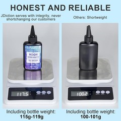300g High Viscosity UV Resin – Crystal Clear, Bubble-Free & Eco-Friendly