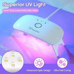 HeyClear UV Resin Kit with Molds and UV Light for Jewelry Making -300g Super