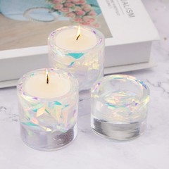 3 Sizes Tealight Holder Molds Votive Candle Holder Silicone Cylinder Molds