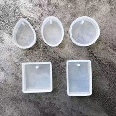 20pcs Epoxy Resin Casting Molds Silicone Mould for DIY Jewelry Pendant Making