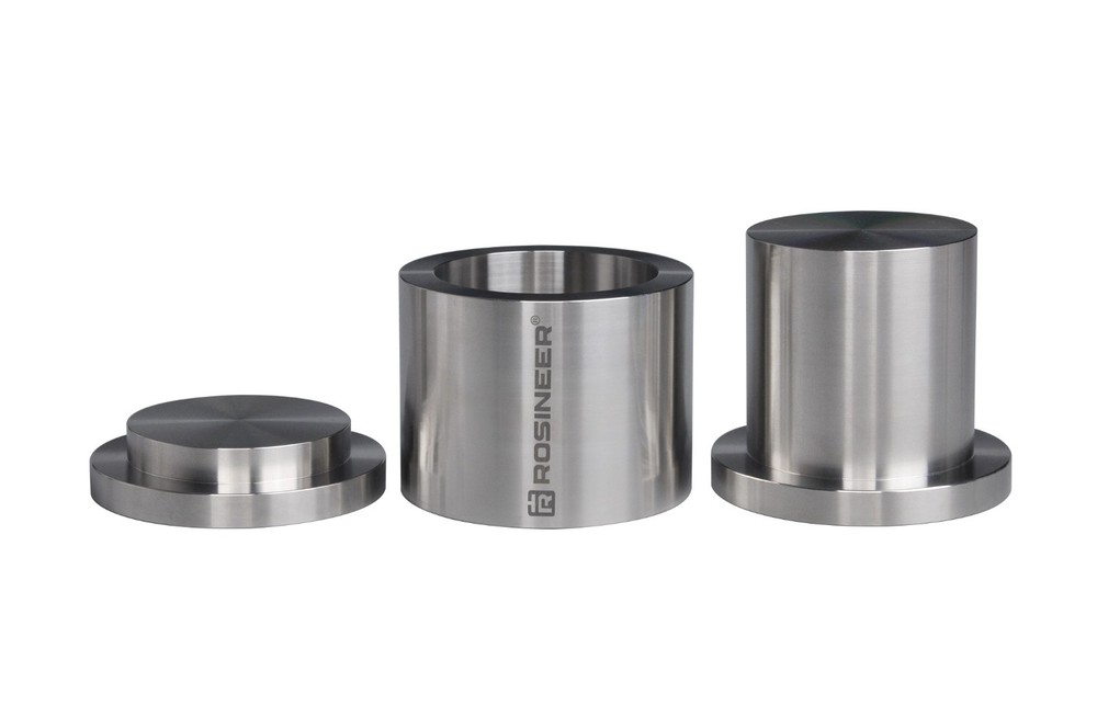 Stainless Steel Pre-Press Mold, High Capacity 2″ Diameter Puck, Low Profile