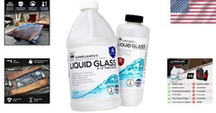 Liquid Glass Deep Pour Epoxy Resin – 2-4 Inch Crystal Clear Finish, 0.75 Gallons