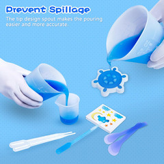 Silicone Resin Mixing Measuring Cups for Resin Supplies, 600ml/20oz Bowl, 250 &