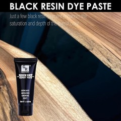 25ml Water-Resistant Black Epoxy Pigment Paste – Ideal for Tables & Tumblers